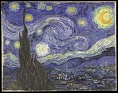 Sternennacht, Vincent van Gogh, 1889