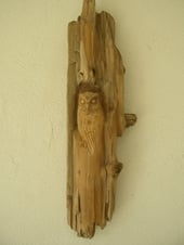 Eule Schnitzerei Paul Widmer Holzskulptur