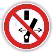 Schaltverbotsschild - Nicht schalten - Gegen Wiedereinschalten sichern - ASR A1.3 - Schaltberechtigung