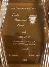 Most Innovative Use of Plastics Award 2005