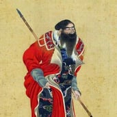 森下美術コラム　絵筆を持った武士