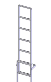 60-300 Shaft ladders - Stainless steel