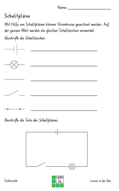 Arbeitsblatt: Schaltpläne