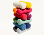  Yoga Bolster mit Kapok, klassisch, Farben: Sand, Olive grün, Blau, Pflaume, Rot, Burgundy Rot, Gelb, Orange, Dark Grey, Light Grey, Tea green