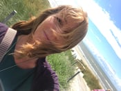 Imke am Strand von Langeoog 2022