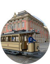 Tram Touren in Potsdam: Lindner-Wagen