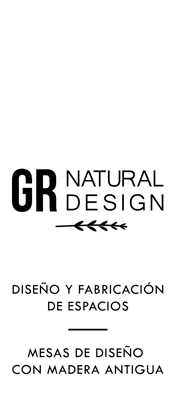 Diseño y Fabricacion de espacios. Mesas de diseño con madera antigua