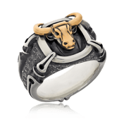 Herrenringe kaufen aus der Gremlin-Kollektion: Silber und Rotgold 