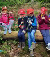 Foto: (B. Lypen-Urginius) NAJU Heidelerchen auf Waldenteckungstour