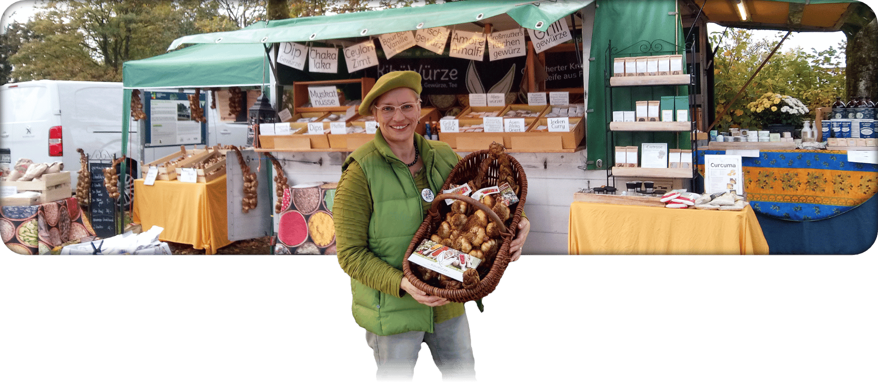 Gewürzmischungen; Kräuter; Gewürze; Knoblauch; Seifen; Tee; Kosmetik; Naturkosmetik; KibüWürze; Kibü Würze; Freudenberg, Gewürzladen; Gewürze kaufen, ohne Glutamat; unbestrahlt; ohne Gentechnik