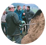 Silolanze im Einsatz