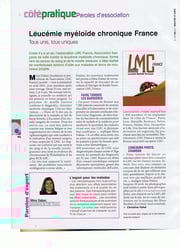 Bien-être et Santé LMC France CML leucemie myeloide chronique lmc france leucémie myéloïde chronique Bien-être et santé