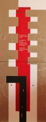 The Key 8   F6×2   318mm×820mm   Acrylic 2013