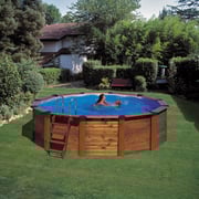 piscina desmontable madera