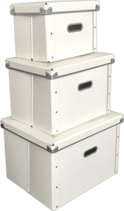 収納箱　３サイズ　ホワイト