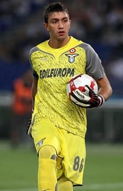 Torwarttrikot Auswärts. Mit Sponsor "Edileuropa".