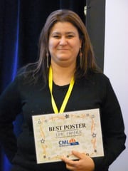 lmc france Mina daban 1er prix meilleur poster affiche cml leucémie myéloïde chronique best poster 2013 cml horizons