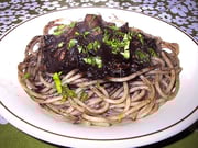 Pasta col nero di seppia