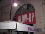 L'ingresso del circolo Blow Up