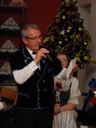 Ruedi Brunner, Präsident FJVZ, ehrt die Gründer