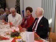 Unsere Ehrengäste: Ursi (mtte) und Ernst Fenner (rechts)