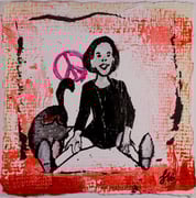 Dispersion und Tusche auf geschöpften Papier. 8x8 cm, 110€