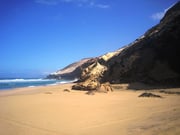 Einsamer Strandabschnitt