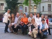 Ausstellung von Olga Karlowa, Pastpräsidentin vom SI-Club Chernivtsi, in Wels