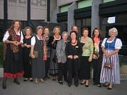 Ausstellung von Olga Karlowa, Pastpräsidentin vom SI-Club Chernivtsi, in Wels
