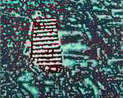 Aus der Reihe "Geschichten ohne Handlung", fortlaufende Serie, ÖL/Acryl auf Leinwand, 40 x 50 cm