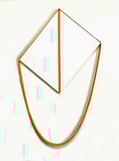 Frecuencia Armónica- TAT TVAM ASI- Serie Mutaciones del Espíritu- Acrílico sobre tela y textiles manufacturados-77x127cm- 2022- ©María de la Vega/SpiritusDLV