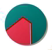 Campo de conexión - Serie Mutaciones del Espíritu - Acrílico sobre tela - 30 cm de diámetro - 2023 - ©María de la Vega | SpiritusDLV