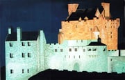 Eilean Donan Castle nachts, 90x60
