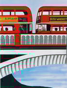 Auf der Brücke, 30x40