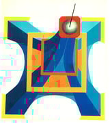 Der Eiffelturm von oben, 46x55 (1993)