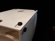 Konfigurierbare Positionen der Füße für Stackbetrieb.