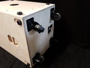 Typenschild und Rollen nicht enthalten.