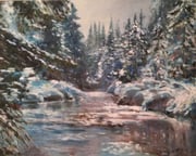 Wintersun Nr. 2, Öl_Lwd. 70x90cm