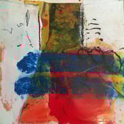 "im raum #2", 2018, Mischtechnik auf Dibond, 30x30 cm