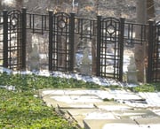 Dancing Pawns in a Garden 18" High each