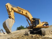 Caterpillar 375 LME von Kirchner. Aufgenommen im Juli 2006 bei Eisfeld