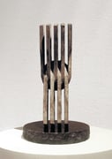 "Space - 9 plates  (K-40)"　　　　　　　　　　H.24x10x10cm / bronze / 1989