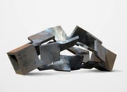 Metamorphosis inside - outside (M26) / H.16x39x17cm / mild steel / 2008*