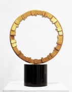 "Circle - harmony  (C-08)"　　　　　　　　　　H.53x38x16cm / brass / 1993