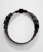 "Metamorphosis - inside out  (M-01)"　　　　　H.45x45x8cm / mild steel / 2003*