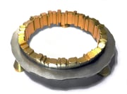 "Circle - harmony  (C-38)" 　　　　　　　　　H.12x57x57cm / brass, stainless steel / 2017