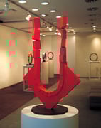 "Arc - to the sky  (A-02)"　　　　　　　　　　H.70x40x25cm / mild steel / 1993