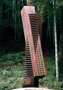 "Space - virtual・real  (K-09)"　　　　　H.230x70x40cm / corten steel / 1984*