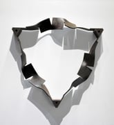 Metamorphosis - saṃsāra (rinne)  (M39) 　H.46x46x8cm / mild steel / 2013