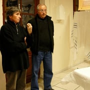 De dire quelques mots - Ici, la présidente du Centre culturel et M. le Maire de Cagnotte